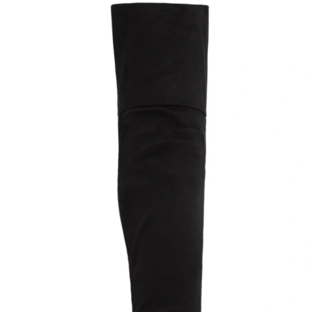 Best Seller! 💋Boots over knee Black Vegan Suede - Picture 4 of 7